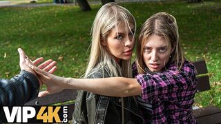 Világos Szőke csábos Zlata Shine megcsalja barátnőjét orbitális faszos főnökkel