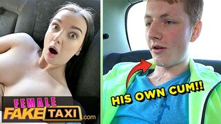 Lady Gang megőrül a kolosszális faszú zsenge pov szopásán a taxisban