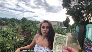 Forró dél amerikai csajszika egy dollárért kap baszást
