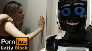 Nyilvános orál és beleélvezés a plázában - Letty black