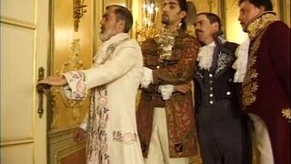 La Maschera di Ferro legelső epizód retro pornó Chris Charming nagyméretű farkával és pici keblű csaj análjával