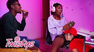 Twistys sztárjai, Hazel Grace és Rissa May forró lezbi kalandja nagyméretű mellekkel és buxa nyalással